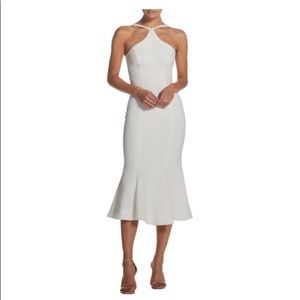 Dress the Population Tessa Crepe Halter Midi Dress